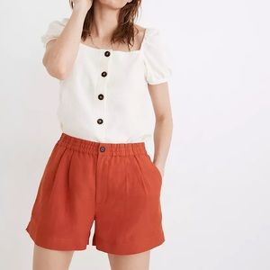 NWT Madewell orange shorts